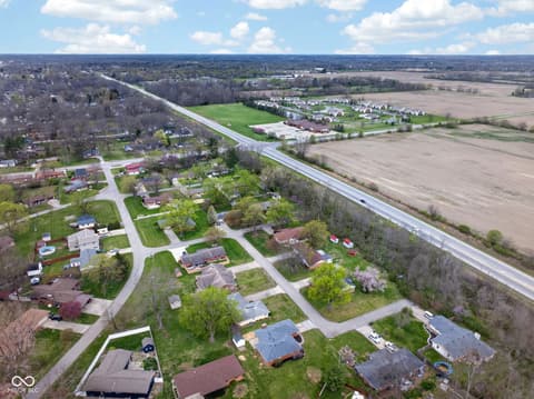 Aerial view at 3531 Tudor Road, Anderson, IN