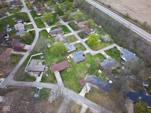 Aerial view at 3531 Tudor Road, Anderson, IN