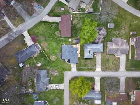 Aerial view at 3531 Tudor Road, Anderson, IN
