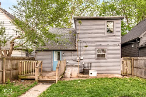 Backyard at 2309 S Meridian Street, Indianapolis, IN