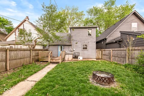 Backyard at 2309 S Meridian Street, Indianapolis, IN