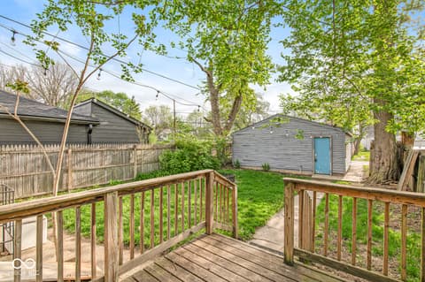 Outdoor living area at 2309 S Meridian Street, Indianapolis, IN