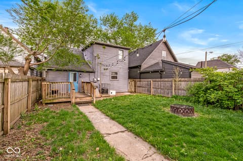 Backyard at 2309 S Meridian Street, Indianapolis, IN