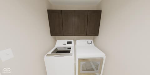 Laundry room at 5740 Birtz Road, Indianapolis, IN