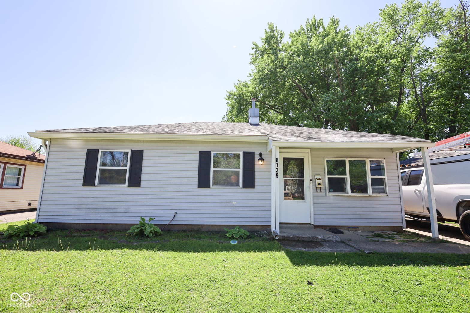 Front exterior at 8139 E 48th Street, Indianapolis, IN