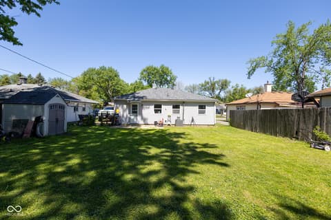 Backyard at 8139 E 48th Street, Indianapolis, IN