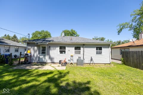 Backyard at 8139 E 48th Street, Indianapolis, IN