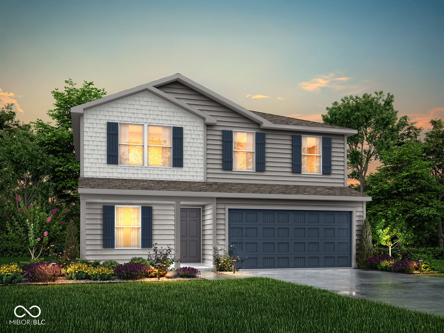 Front exterior at 6764 Redbud Lane, Seymour, IN