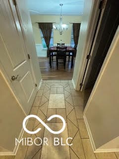 Hallway at 4506 W Easy Street, New Palestine, IN