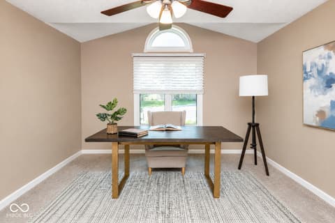 Home office at 3304 Fox Orchard Circle, Indianapolis, IN