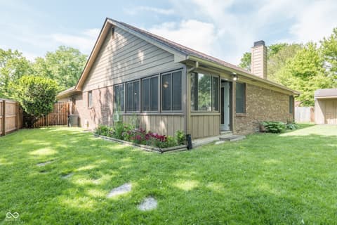 Side exterior at 3304 Fox Orchard Circle, Indianapolis, IN