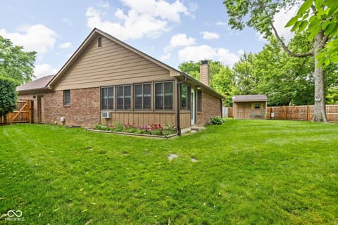 Backyard at 3304 Fox Orchard Circle, Indianapolis, IN
