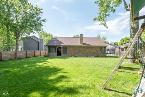 Backyard at 3304 Fox Orchard Circle, Indianapolis, IN