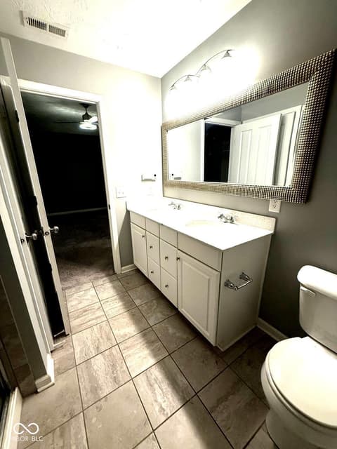 Bathroom at 8332 Welder Place, Indianapolis, IN