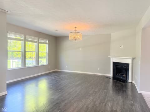 Living room at 8332 Welder Place, Indianapolis, IN