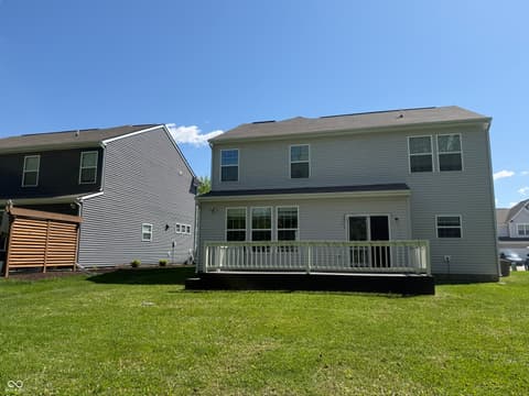 Backyard at 8332 Welder Place, Indianapolis, IN