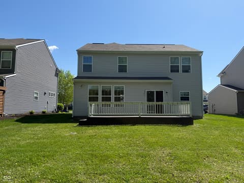 Backyard at 8332 Welder Place, Indianapolis, IN