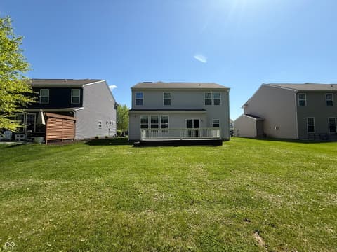Backyard at 8332 Welder Place, Indianapolis, IN