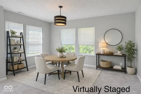 Dining room at 8332 Welder Place, Indianapolis, IN