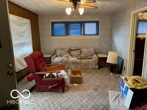 Living room at 40 S Taft Avenue, Indianapolis, IN