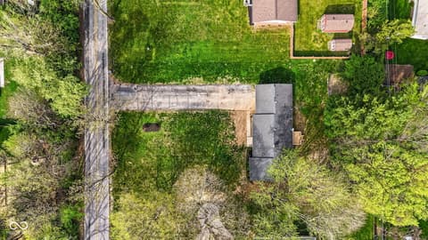 Aerial view at 3010 W 42nd Street, Indianapolis, IN