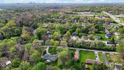 Aerial view at 3010 W 42nd Street, Indianapolis, IN