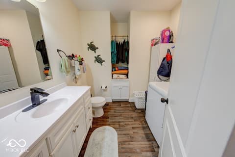 Bathroom at 219 Park Street, Morgantown, IN