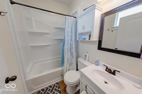 Bathroom at 219 Park Street, Morgantown, IN