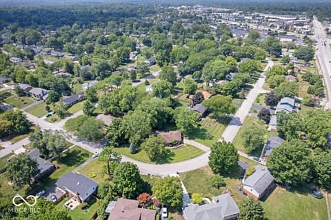 Aerial view at 7010 Grosvenor Place, Indianapolis, IN