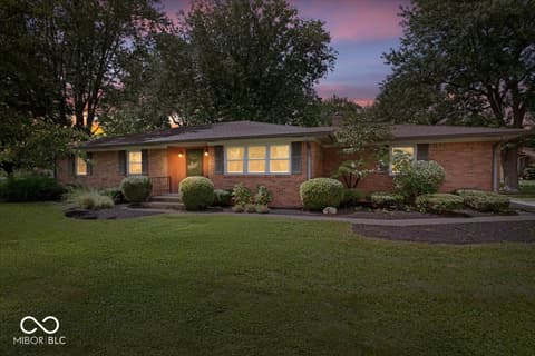 Front exterior at 7010 Grosvenor Place, Indianapolis, IN