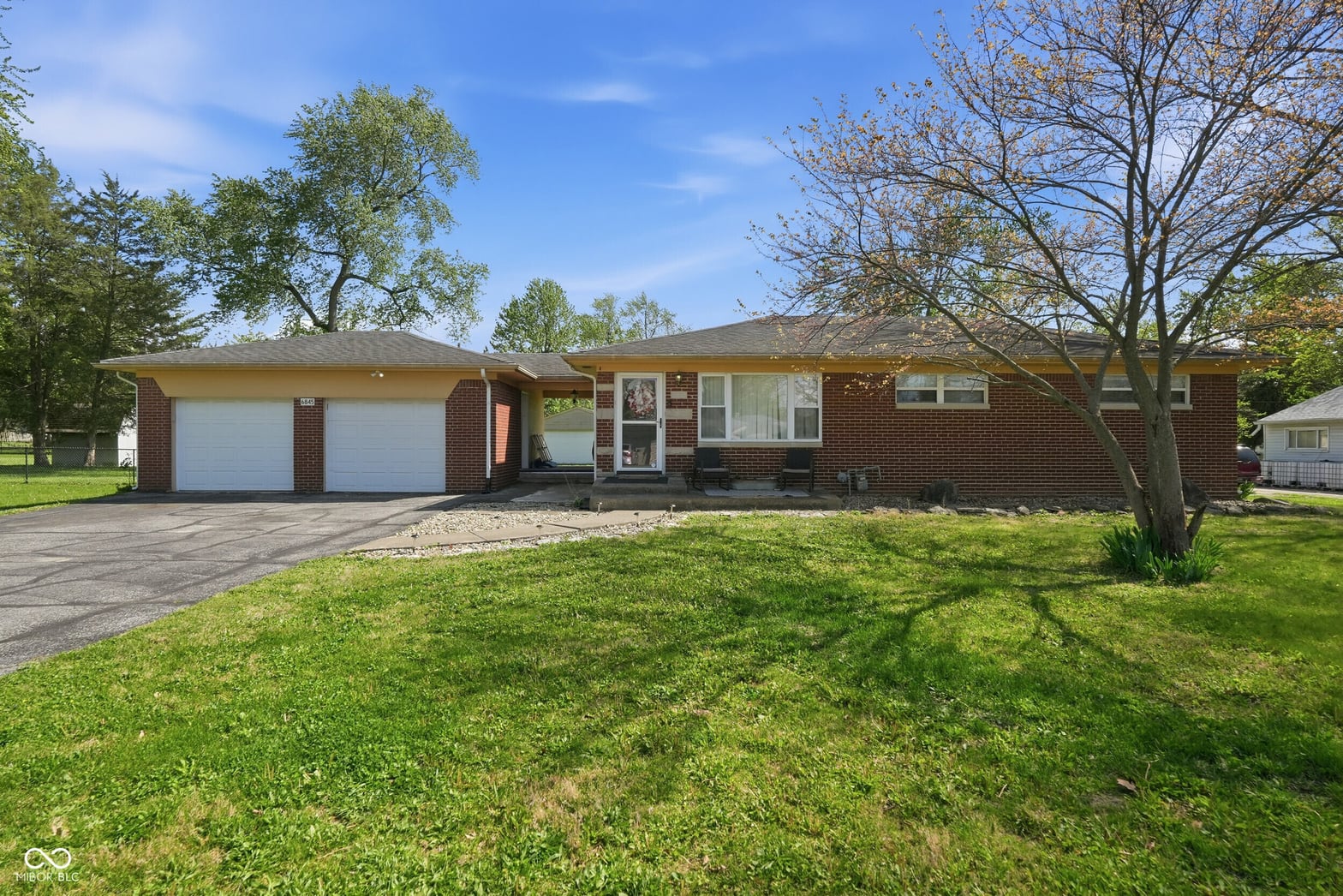 Front exterior at 6845 Walton Street, Indianapolis, IN