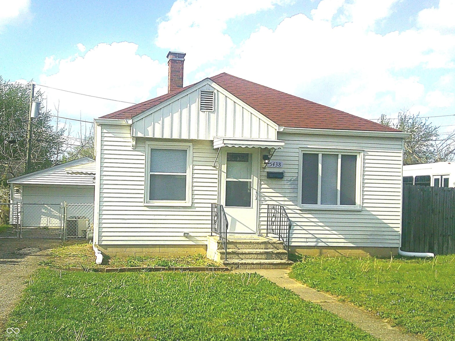 Front exterior at 5438 E 20th Street, Indianapolis, IN