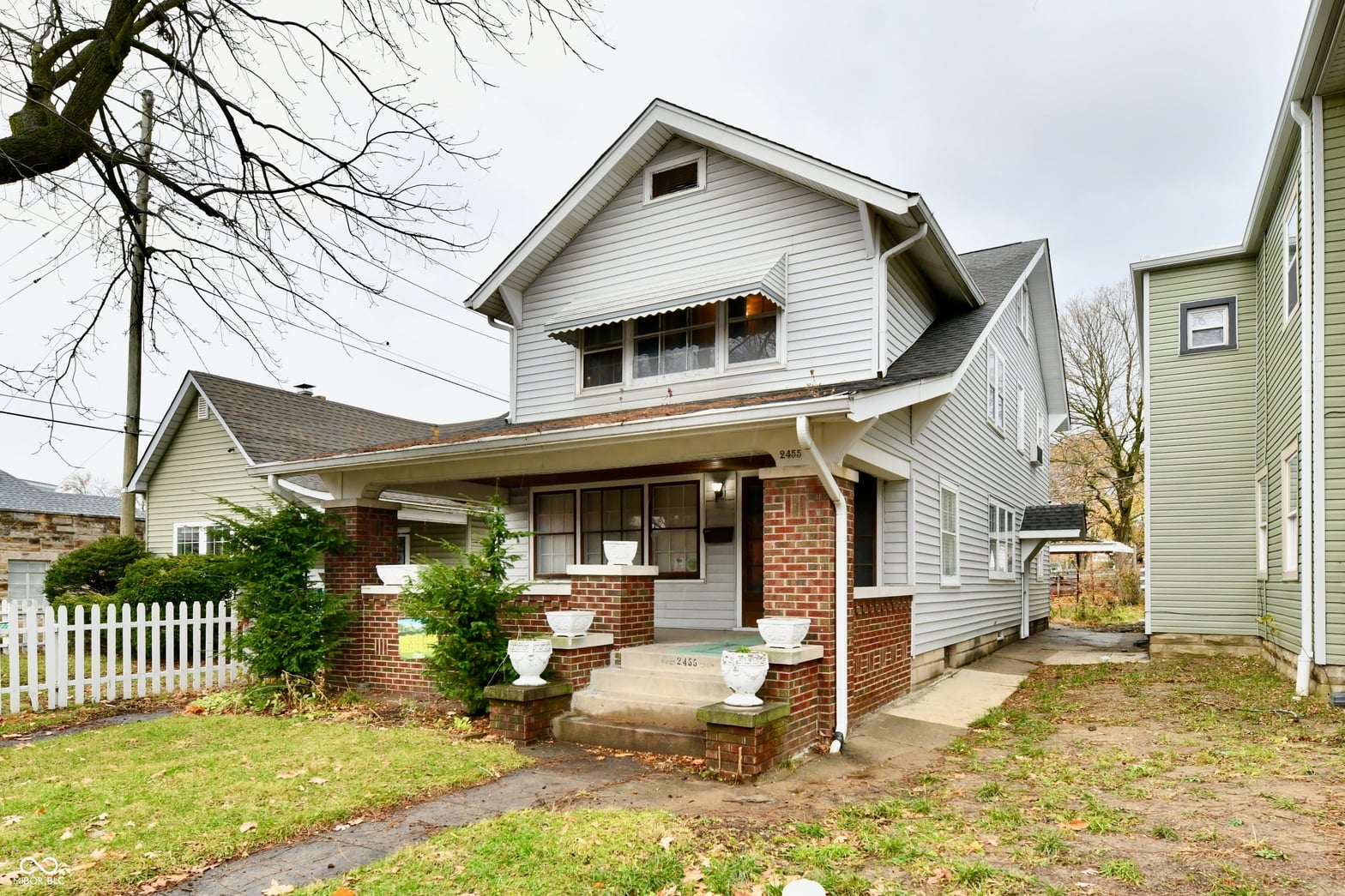 Front exterior at 2455 Shelby Street, Indianapolis, IN