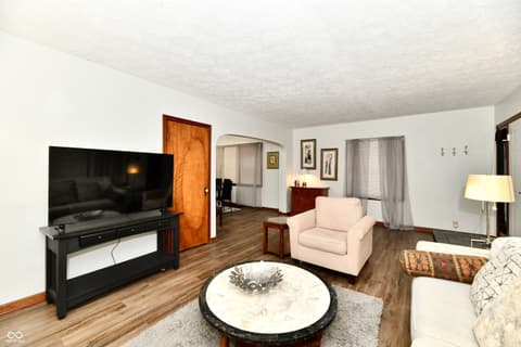 Living room at 2455 Shelby Street, Indianapolis, IN