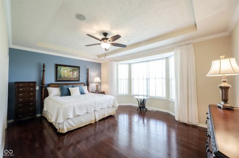 Primary bedroom at 15330 Trebbiano Drive, Fishers, IN