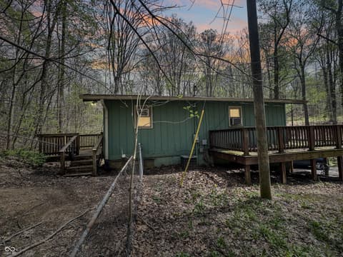Side exterior at 4699 E Sunnyslope Drive, Martinsville, IN