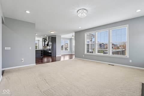 Living room at 14048 Lasino Run, Carmel, IN