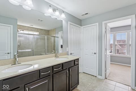 Bathroom at 14048 Lasino Run, Carmel, IN