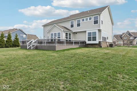 Backyard at 14048 Lasino Run, Carmel, IN
