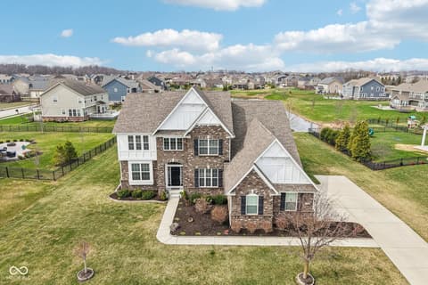 Front exterior at 14048 Lasino Run, Carmel, IN