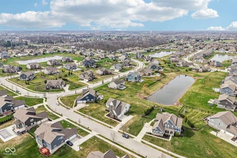 Aerial view at 14048 Lasino Run, Carmel, IN