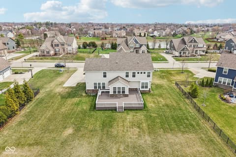 Aerial view at 14048 Lasino Run, Carmel, IN