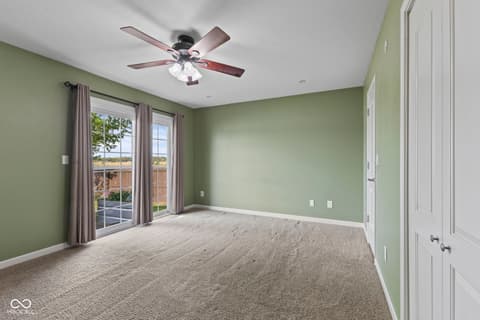 Primary bedroom at 40 Carolyn Drive, Seymour, IN