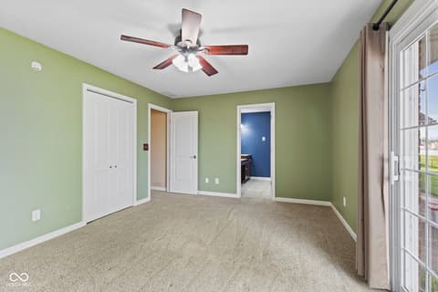 Primary bedroom at 40 Carolyn Drive, Seymour, IN