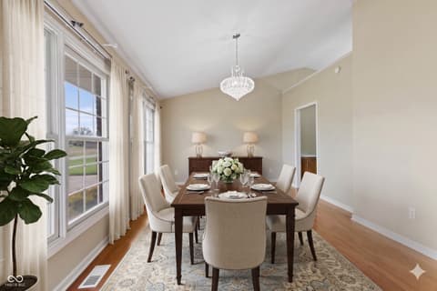 Dining room at 40 Carolyn Drive, Seymour, IN