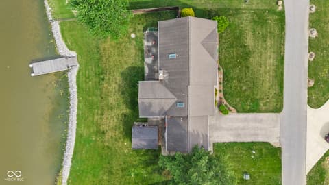 Aerial view at 40 Carolyn Drive, Seymour, IN