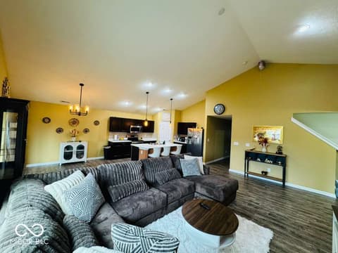 Living room at 4223 Abigail Way, Indianapolis, IN