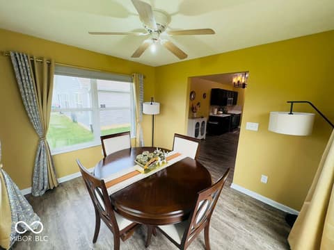 Dining room at 4223 Abigail Way, Indianapolis, IN