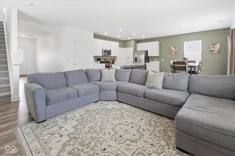 Living room at 3632 Wetherby Place, Danville, IN