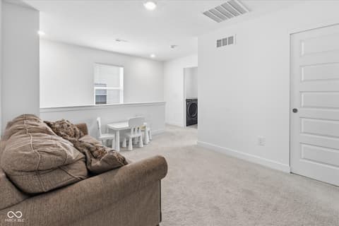 Living room at 3632 Wetherby Place, Danville, IN